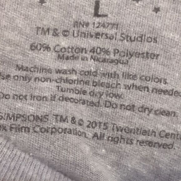 Universal Studios Florida Simpsons Duff Beer T-shirt Size L - Picture 6 of 6